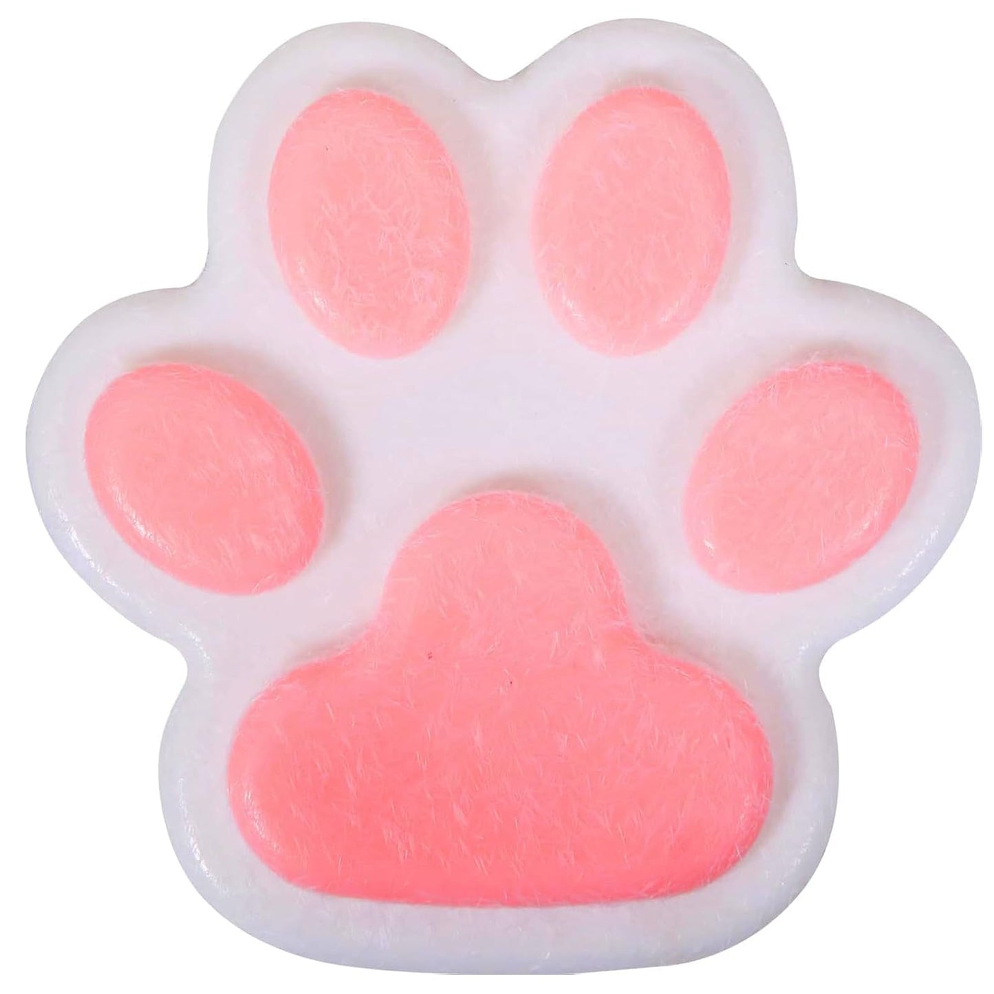 Big Taba Squishy Fidget Toys  6 Inch Cat Paw Squishy Toys  Cute Soft Stress Relief Quite Squishies Squeeze Sensory Toys Gifts for Children mature-themed Christmas Party Favor Gift (Pink)