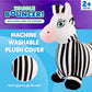 WADDLE Bouncy Hopper Inflatable Animal Hopping Plush  Indoor and Outdoor Toy for Toddlers and Kids  Pump Included  Boys and Girls Ages 2 Years and Up (Zebra)