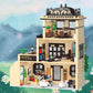 City Cafe Building Blocks Set With Led,1413Pcs Mini Bricks For Adults And Teen 14+ (Not Compatible With Lego)