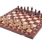 Beautiful Handcrafted Wooden Chess Set With Wooden Board And Handcrafted Chess Pieces - Gift Idea Products (16' (40 Cm) Brown)