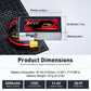Zeee Premium Series 3S Lipo Battery 4200mAh 11.4V High Voltage Shorty Battery 120C with XT60 Plug Soft Case HV Lipo Compatible w