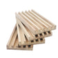 Essajoy Wooden Domino Trays/Racks Set Of 4 Mexican Train Domino Trays/Racks Double 12 Tiles Holders Rack Domino Tiles Holders Do