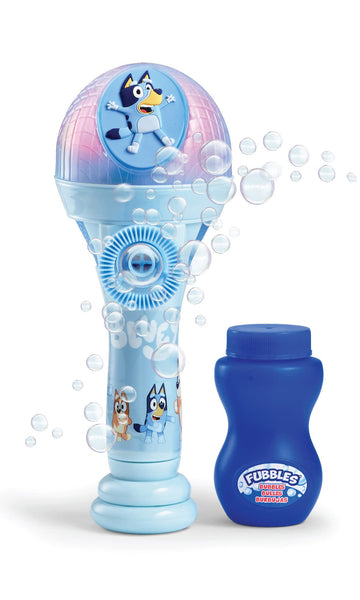 Bluey Dance Mode Bubble Machine And Toy Microphone | Bluey Toy For Baby, Toddlers And Kids | Includes Bubble Solution