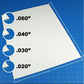 LITKO 8x10-inch Polystyrene Flexible Craft Sheets | Plasticard | Styrene Plastic Sheets | Modeling | Crafting | Scratch Building