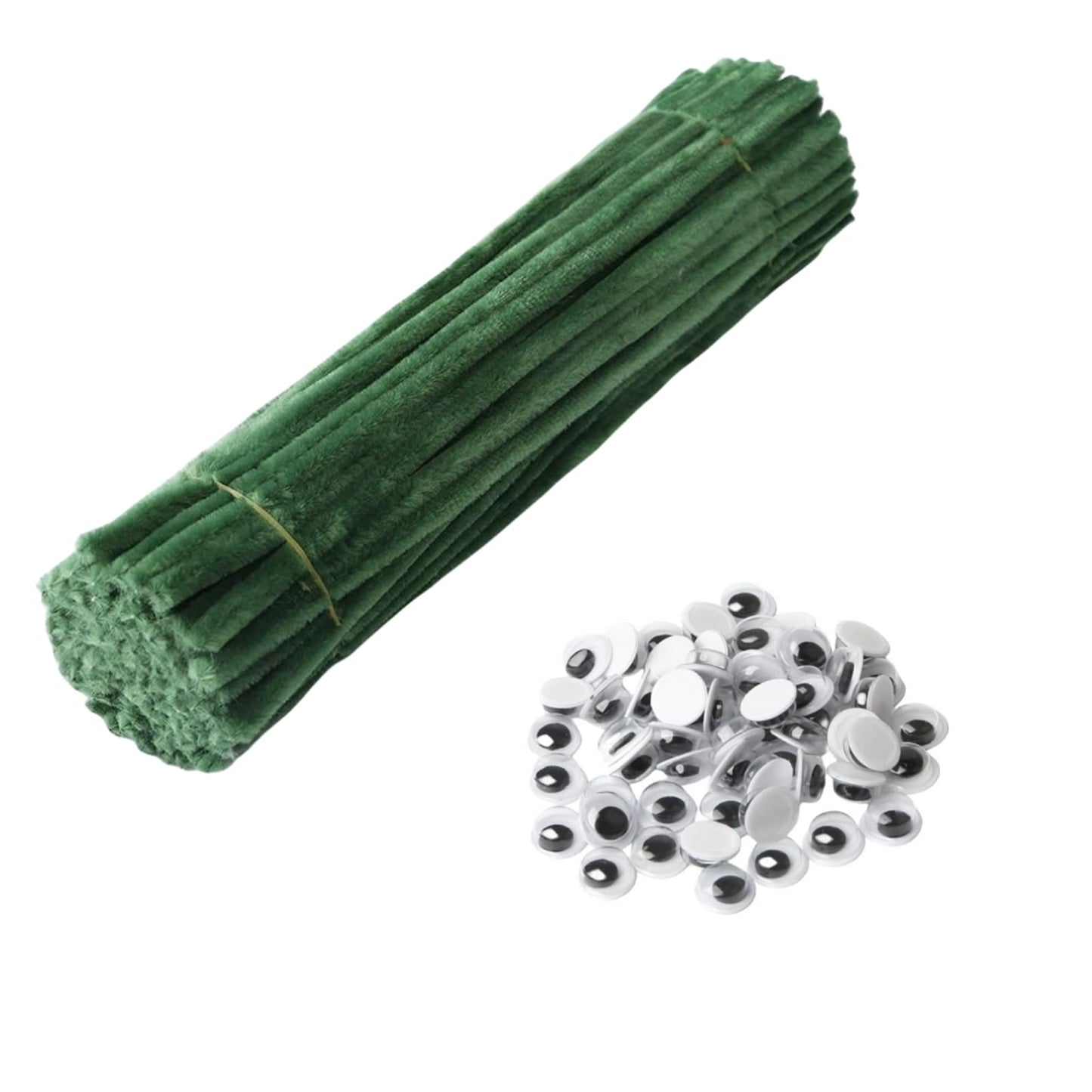 100pc Pipe Cleaners Chenille Stem Solid Color Twistable Pipe Cleaners Set for Pipe Cleaners Bulk DIY Arts Project Crafts Supplie