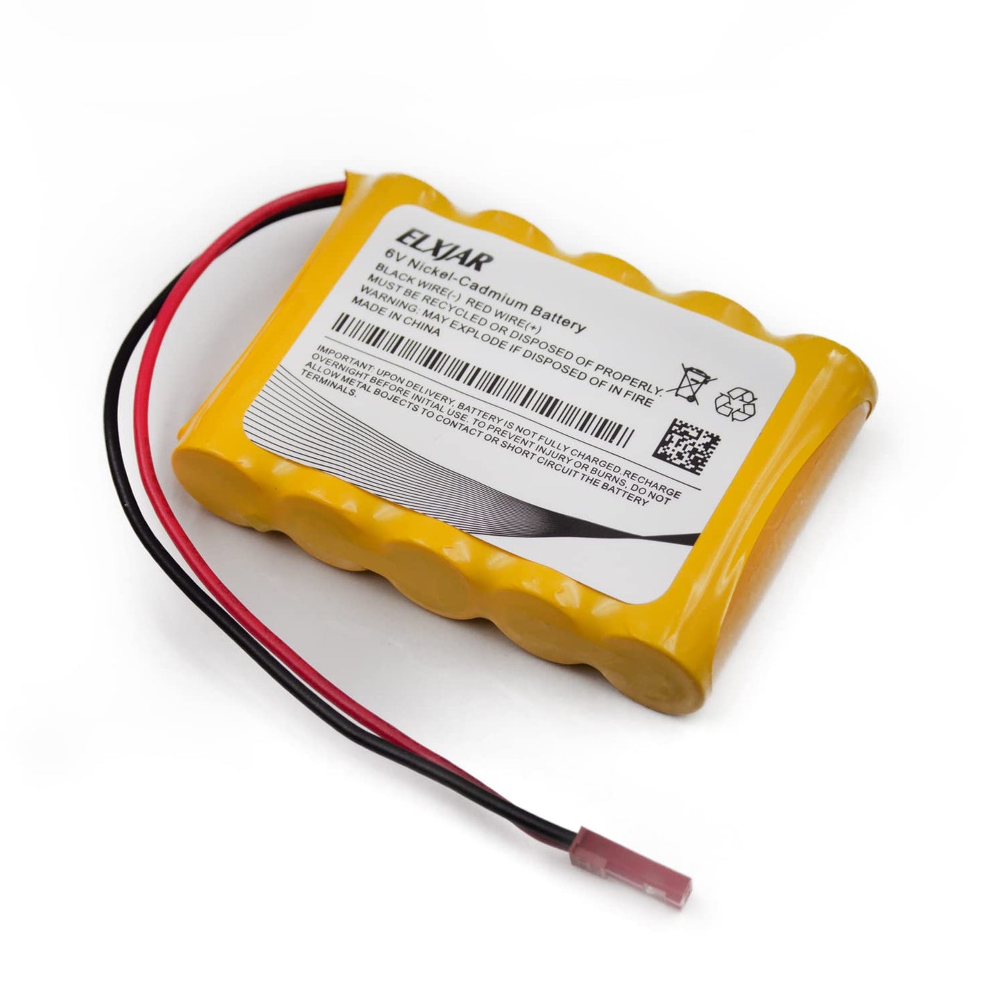 (2-Pack) 6V 900Mah Aa Ni-Cd Rechargeable Battery With Usb Charger Cable For New Huina 540 Dump 520 Rc Bulldozer And 510 Excavato