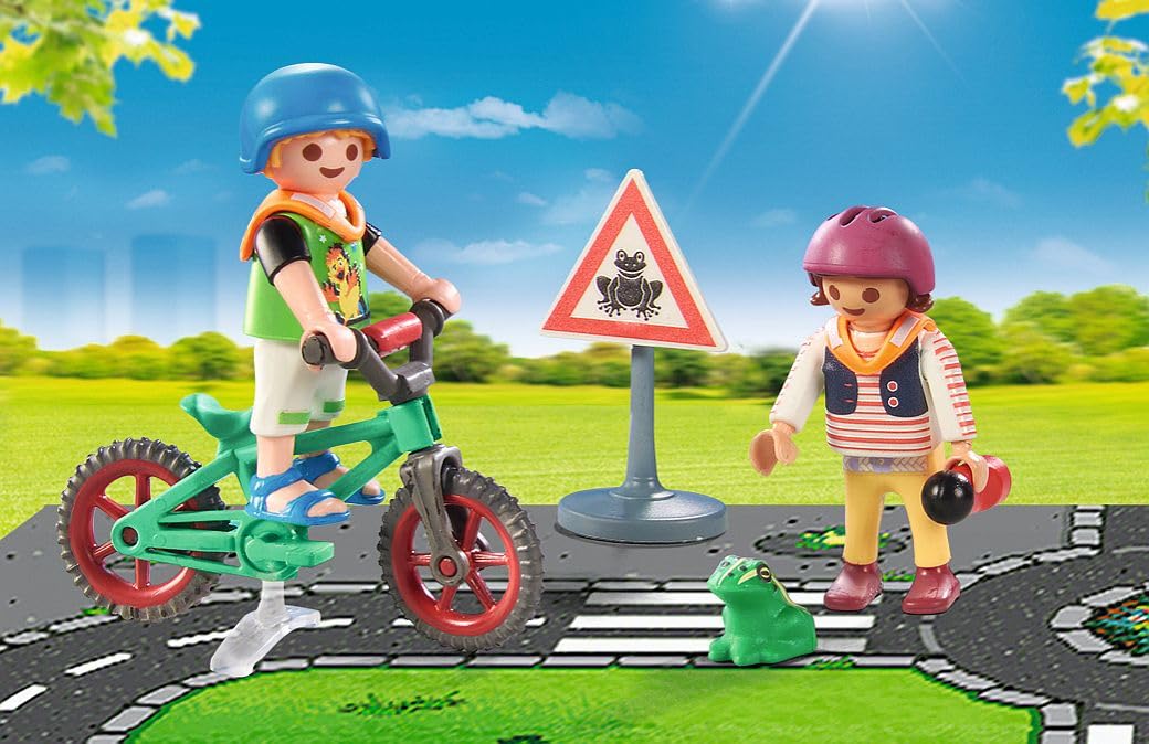 Playmobil Traffic Education Set - Multicolor, One Size, Plastic, Model 71332