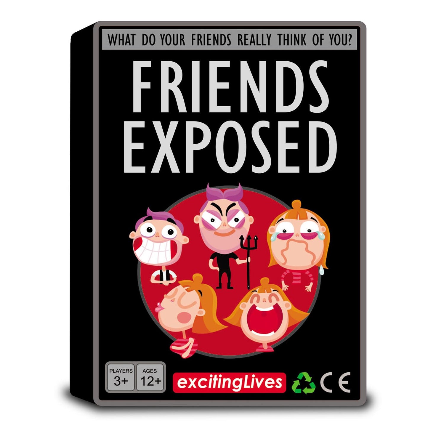 Exciting Lives - Friends Exposed Party Card Game For Adults And Teens - The WhoS Most Likely To Party Game - Find Out What Yo
