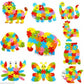 Club Bollywood Kids Baby Wooden Crab Puzzle Alphabet Jigsaw Learning Educational Toy|Toys & Hobbies | Educational |Puzzles|A Set