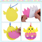 Fennoral 12 Pack Easter Craft Kit For Kids Make You Own Easter Foam Stickers Ornament Diy Easter Arts And Crafts For Easter Part