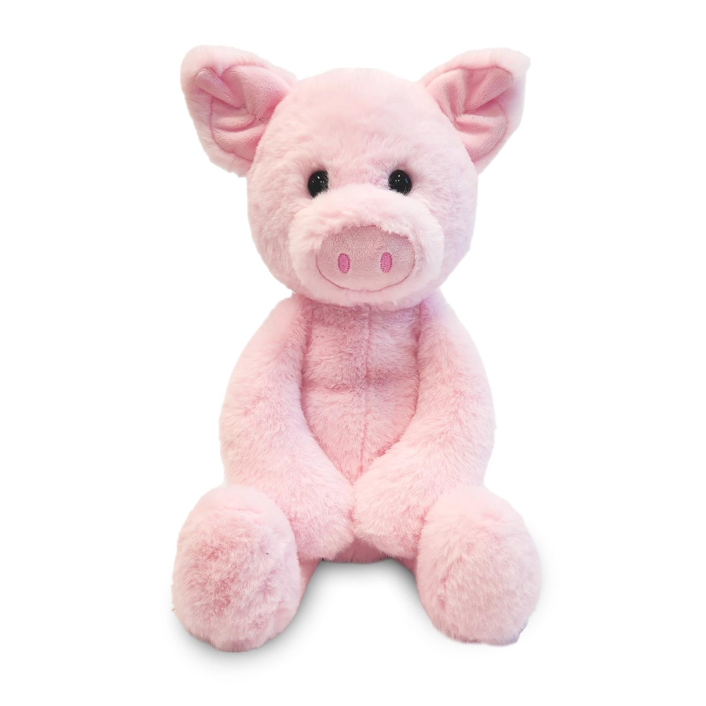 Worlds Softest Plush Pugs Pig, Lushee, Large, 16 Stuffed Animal for Baby, Toddler, Kids, Adults - Pig Plush Toy-Adorable Toy Ma