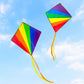 5 Pack Kite For Kids Adults Easy To Fly, Rainbow Kites For Toddlers Age 3-5 Beginners, Kites For Kids Ages 4-8 8-12 Easy To Fly In Low Wind- Large Kite For Family Beach Outdoor Games And Activities