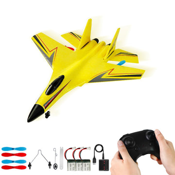 Rc Airplane,Remote Control Airplanes For Kids 12 Years And Up, 2 Channels Foam Rc Plane Wireless Toy With 3 Batteries Easy To Fl