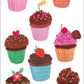 Playhouse Cupcake Party Chocolate Scented Scratch & Sniff Stickers - 1 Pack of Two Sticker Sheets