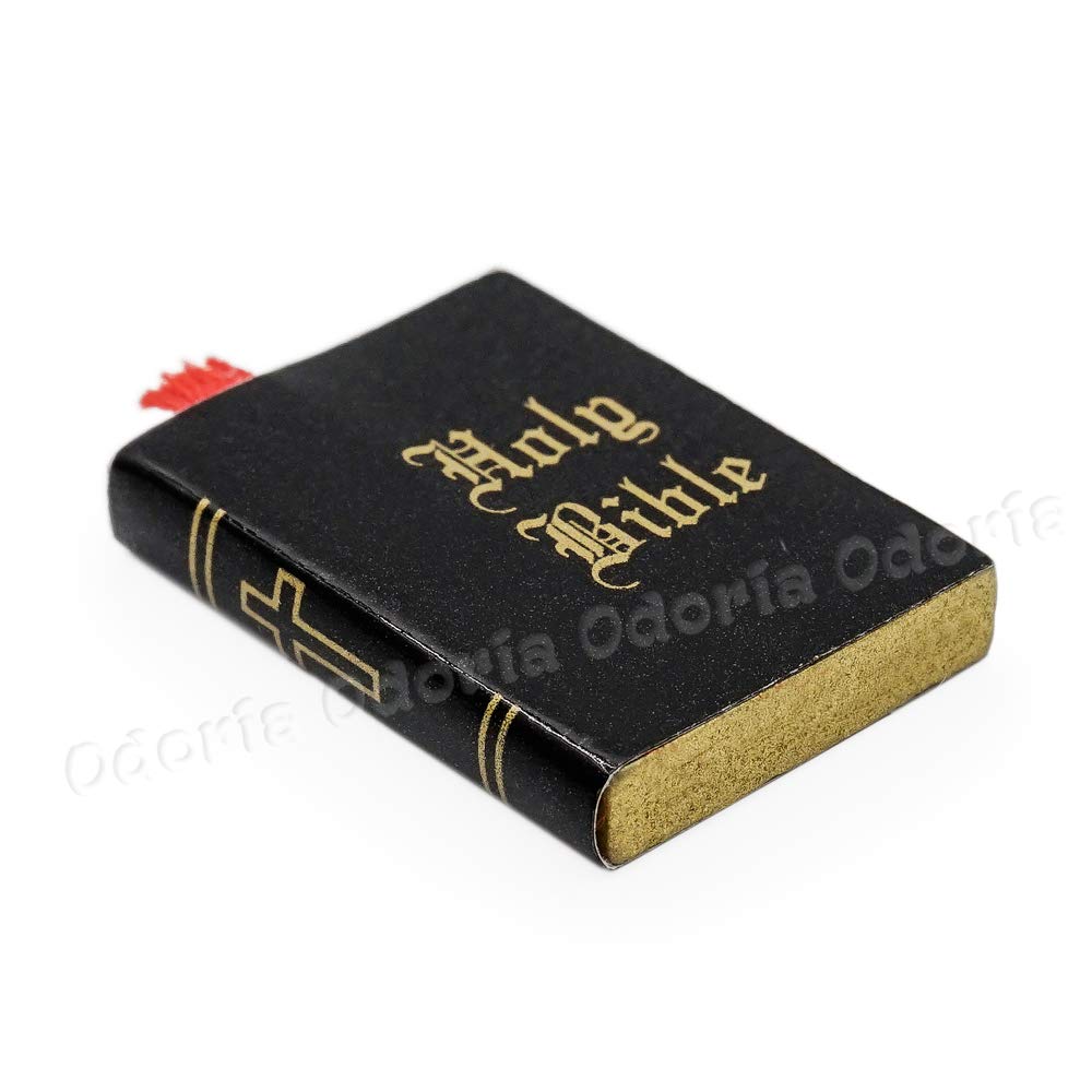 Odoria 1/12 Miniature Holy Bible Book Dollhouse Decoration Accessories