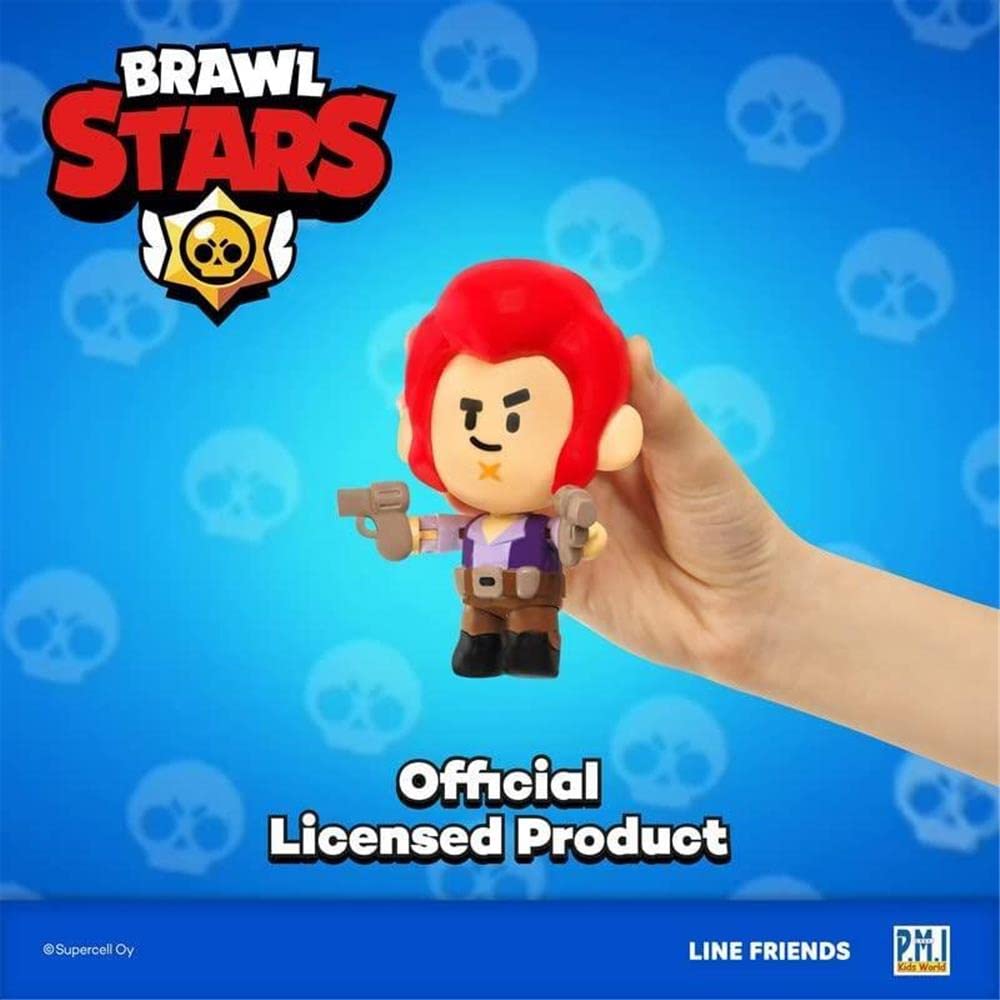 P.M.I. Brawl Stars Action Figure | Colt Figure | 4.5-Inch-Tall Collectibles | Brawl Stars Toy Figurine| Ofically Licensed Toys, Supercell, Gift For Video Gamer - Articulated Figure