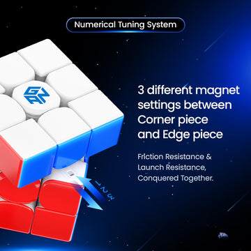 Gan 14 Maglev, Speed Cube 3X3 Magnetic Gan14 Stickerless 56Mm Puzzle Toy For Kids Adults, Gan Flagship (Frosted Coated)