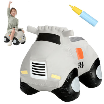 Inpany Kids Car Bouncy Hopper Toys, Toddlers Ride On Car, Inflatable Hopping Toys, Bouncing Buddies, Rubber Bouncer, Outdoor Ind