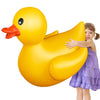 Hungdao 4 Feet Giant Inflatable Duck Huge Rubber Duck Large Blow Up Duck Inflatable Duck Pool Float For Kids Summer Beach Swimming Pool Carnival Birthday Party Decoration(Yellow)