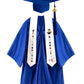 AquaVogue Kids Graduation Cap and Gown Set 2025 -Preschool Graduation Cap with Printed Stole Grad Gift(PINK)