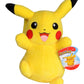 Pokemon 8" Pikachu Plush Toy - Soft Polyester Stuffed Animal - Yellow - Officially Licensed - Perfect Christmas Gift for Kids 2+