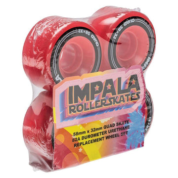 Impala 4 Pack Wheels - Red
