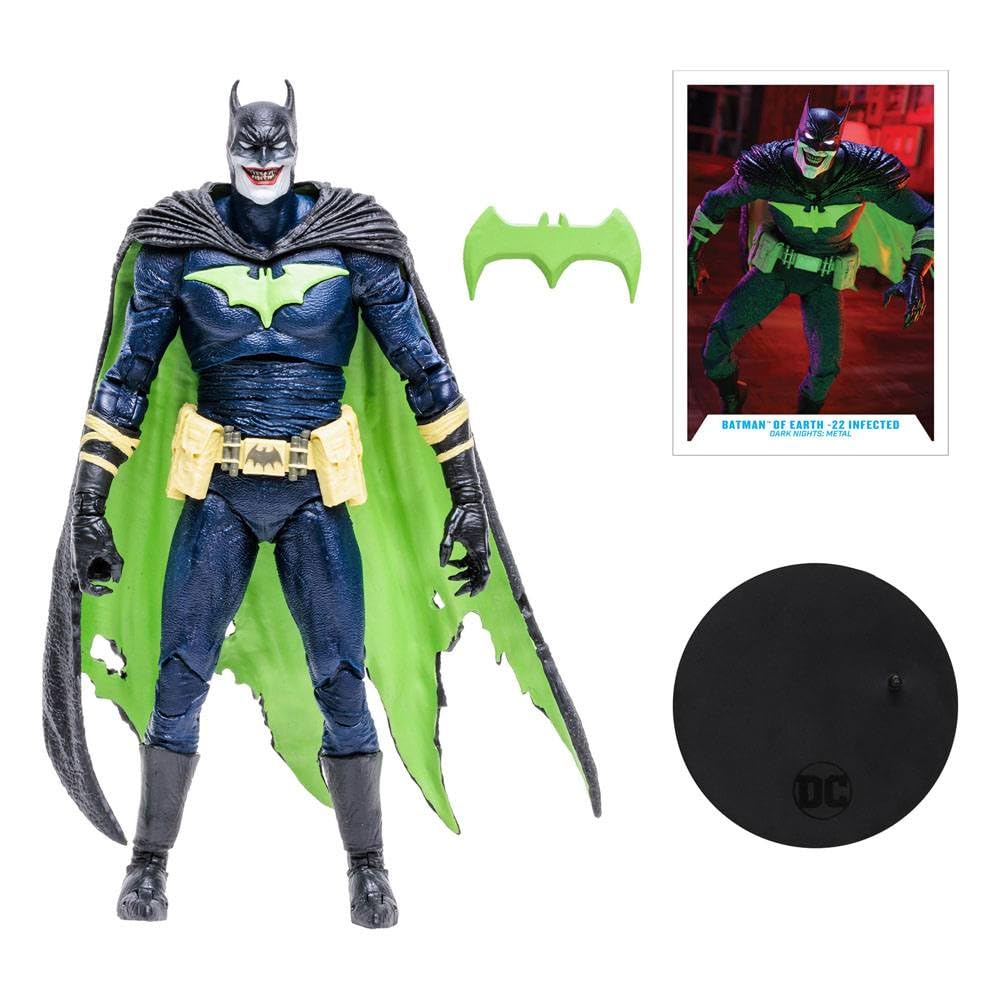 McFarlane Toys DC Multiverse Batman Who Laughs 7" Action Figure - Multicolor, PVC, Model TM15249P, Includes Accessories