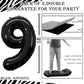 Goer Number 19 Balloons For 19Th Birthday Sweet 19 Party Decorations,42 Inch Jumbo Foil Helium 91 Balloons For 91St Birthday Party Decoration (Black)