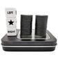 Ahoper Left Right Center Dice Game Prime Set With 3 Dices + 40 Chips.Left On The Product Means Pass 1 Chip To The Left, Right On The Product Means Pass 1 Chip To The Right. (Black)