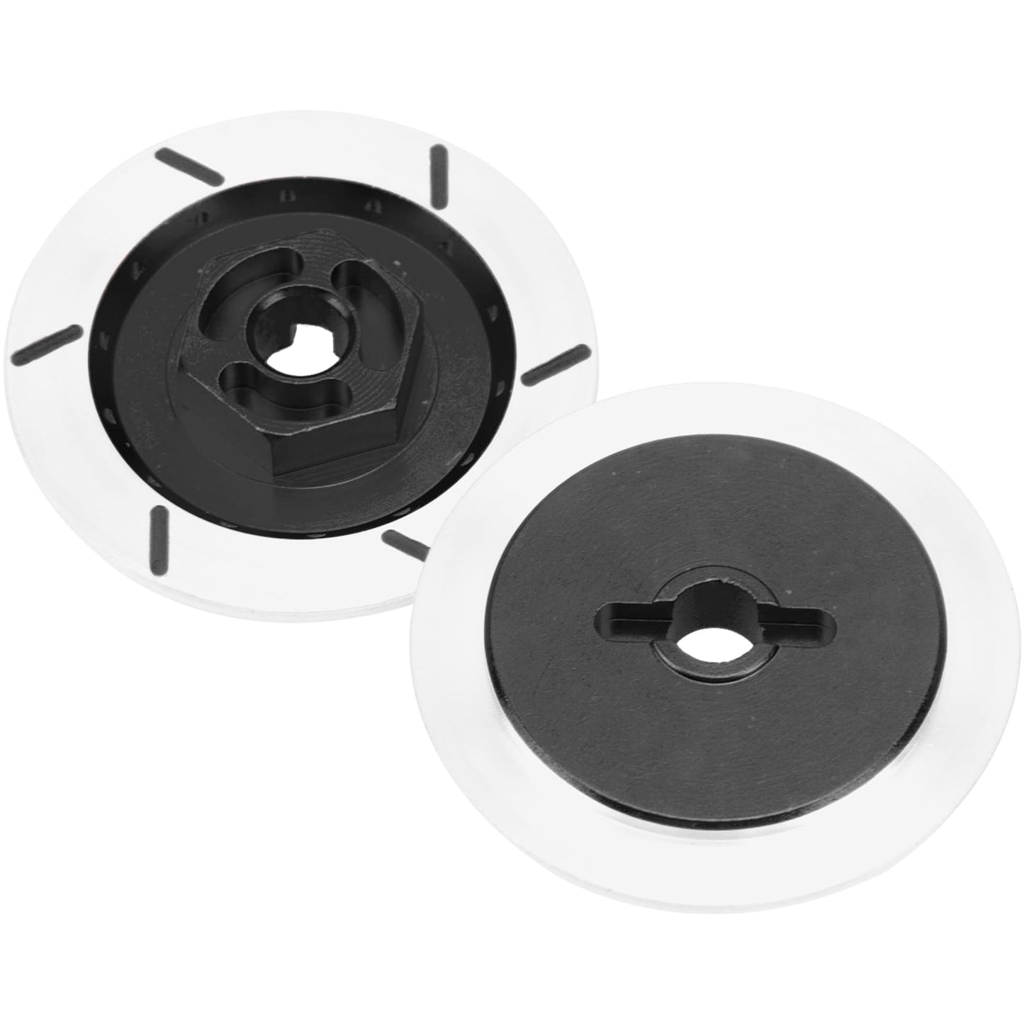 4Pack Vgoohobby Aluminum Alloy RC 12mm Hex Hub Wheel Rim Brake Disc Compatible with HSP HPI Traxxas Tamiya 1/10 On-Road Racing M