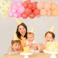 Joymemo Groovy 3Rd Birthday Party Decorations, Young Wild And Three Daisy Flower Balloons Garland Kit, Groovy Retro Boho Girls Third Birthday Party Supplies