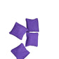 3' Purple Mini Cornhole Bags Replacement Bags Set Of 4