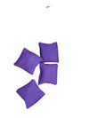 3' Purple Mini Cornhole Bags Replacement Bags Set Of 4