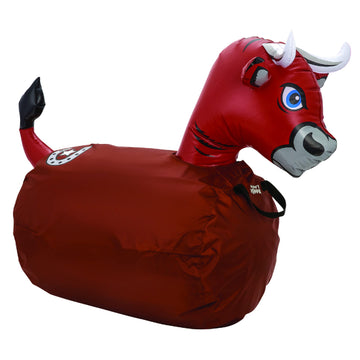 Waddle Hip Hoppers Bouncy Hopper Inflatable Hopping Animal Bouncer, Supports Up To 250 Pounds, Ages 5 And Up (Brown Bull)