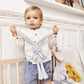 Kaloo Lapinoo My First Friend Corduroy Rabbit - Machine Washable - 10    Tall in Gift Box - Blue Ages 0+ - K969939