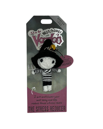Watchover Voodoo 3-Inch Stress Reducer Keychain - Handcrafted Gift to Bring Good Luck and Positivity Everywhere You Go