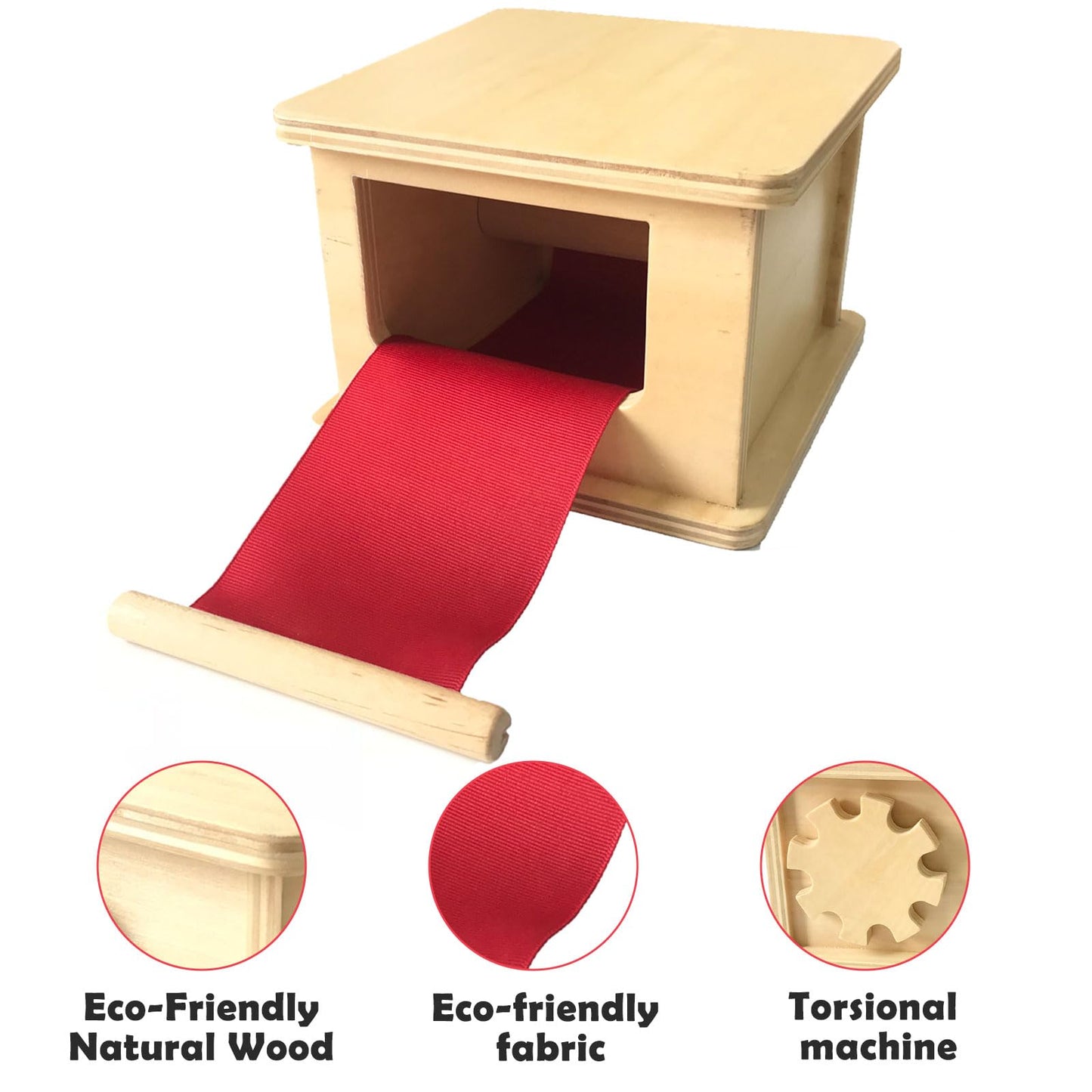 Leader Joy Montessori Materials Wooden Winder For Preschool Early Learning Tool