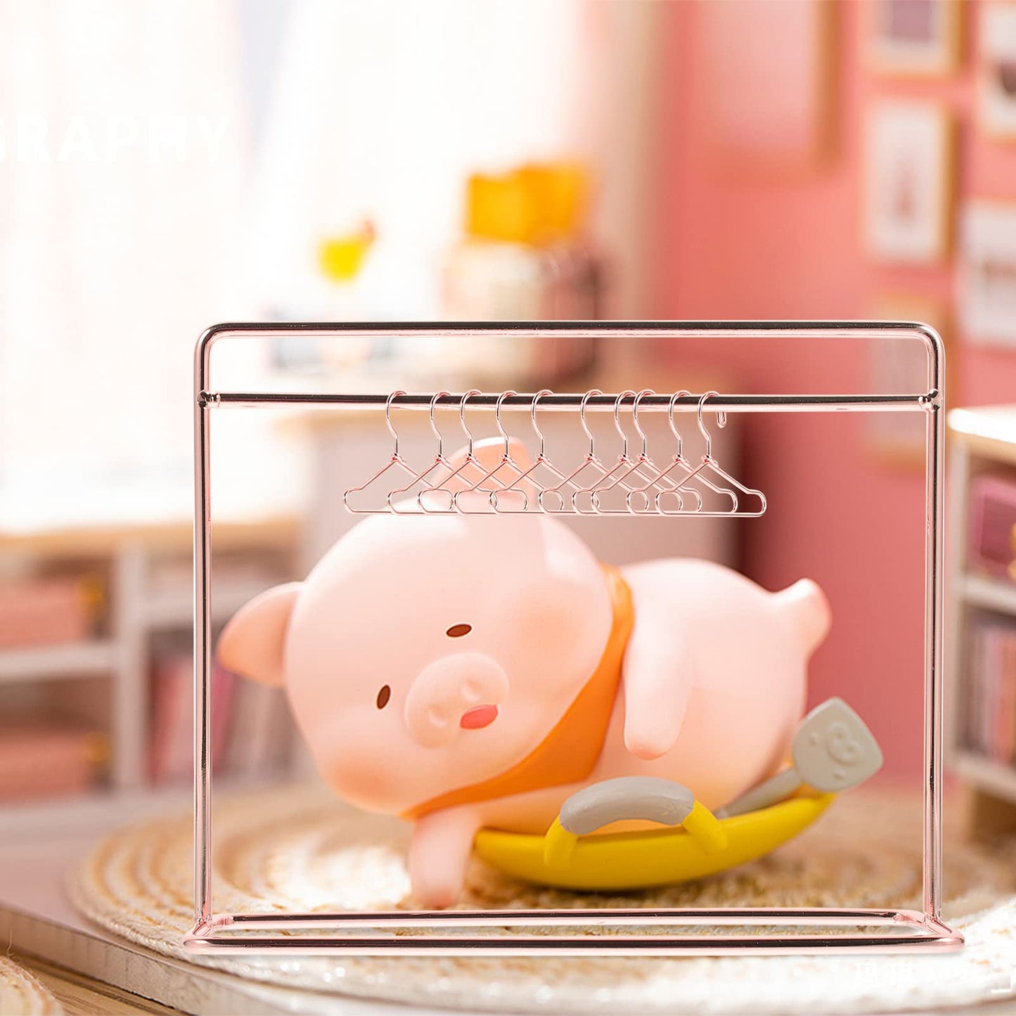 Toddmomy 1 Set Mini Doll Clothes Rack Mini Doll Clothes Hanger Garment Rack With Hangers Miniature Metal S Wardrobe Furniture Ac
