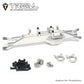 TREAL Aluminum 7075 Front Axle Housing CNC Billet Machined Upgrades for Vanquish Products H10 Optic(Silver)