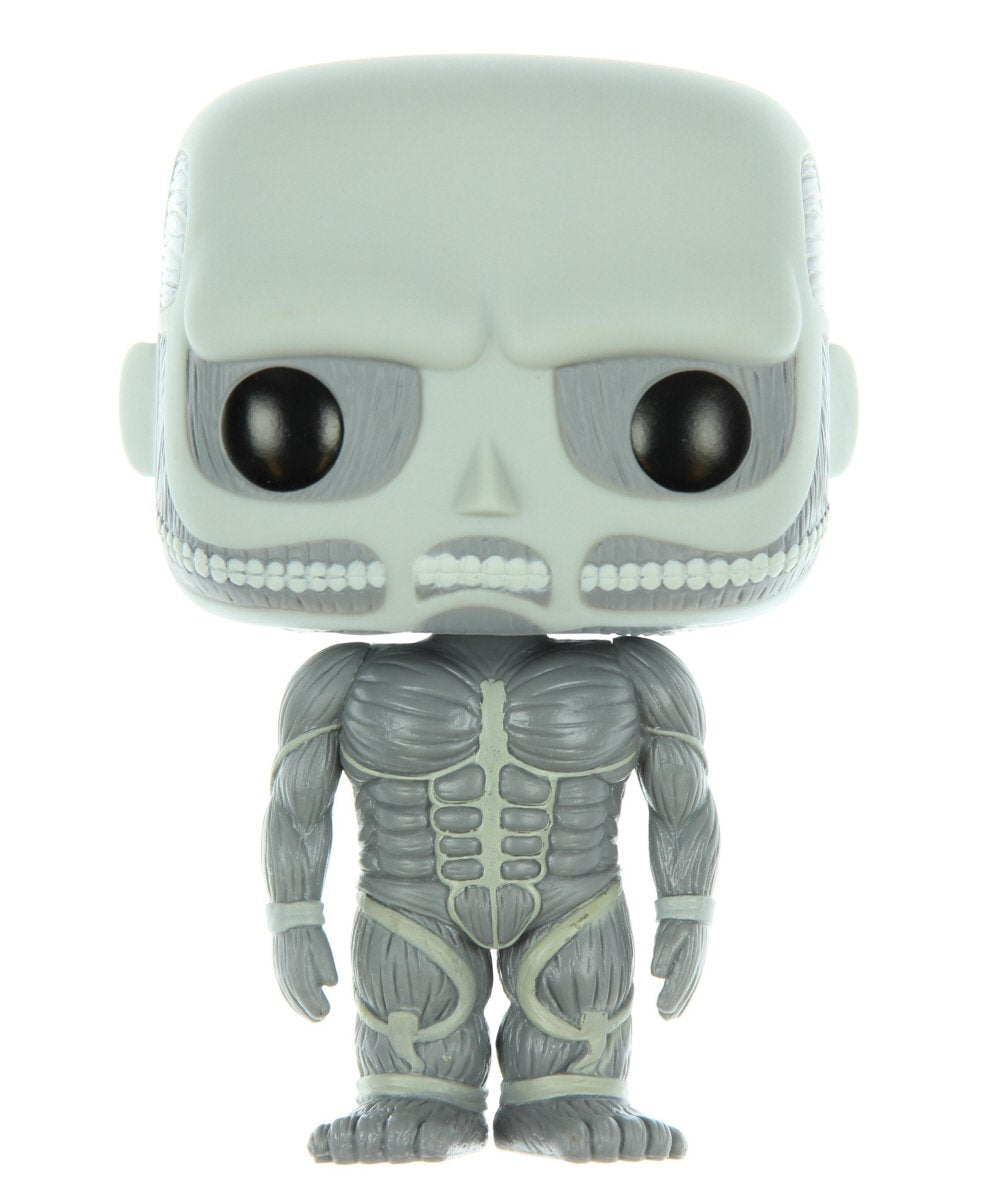 Funko Pop Anime: Attack On Titan - 6'' Colossal Titan Toy Figure - Exclusive Greyscale Edition