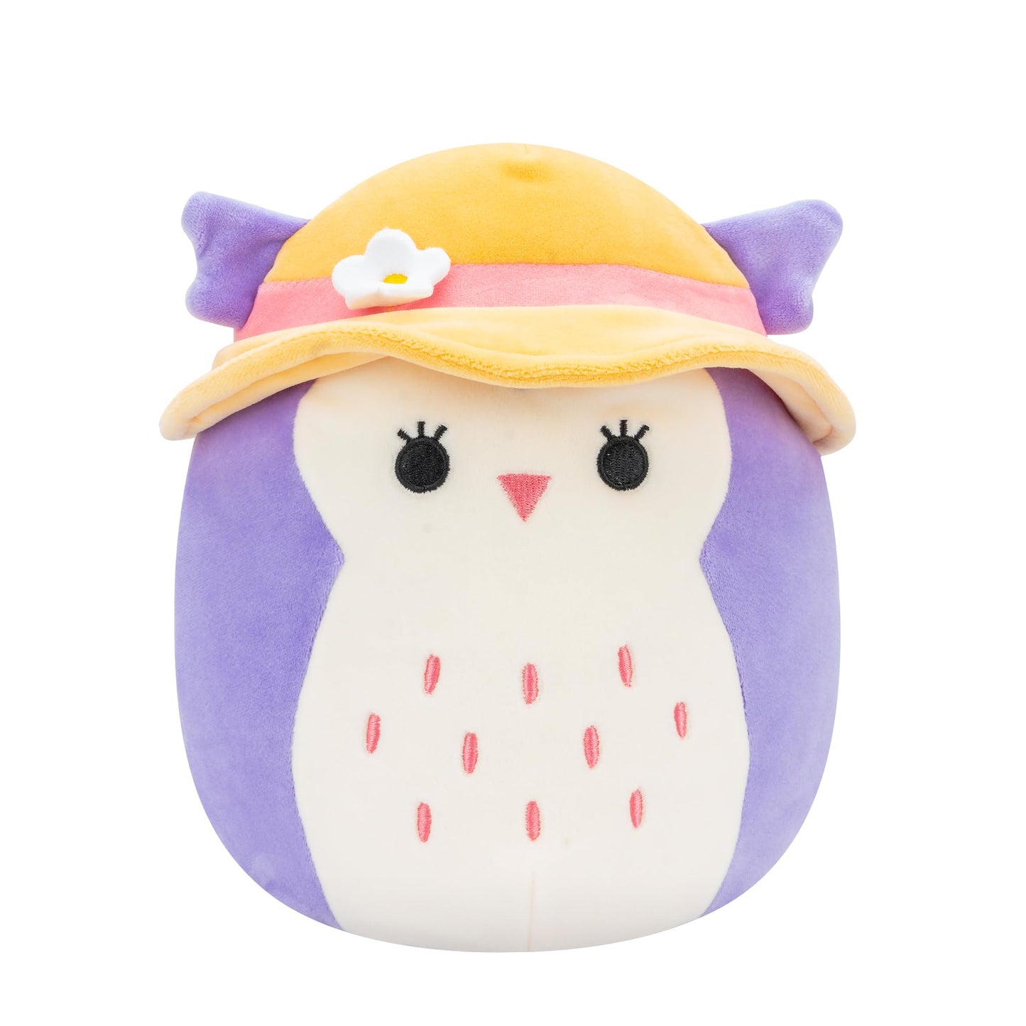 Squishmallows Original Plush Toy - Holly The Purple Owl - 19cm - Soft Polyester - Official Jazwares Model SQCR05400