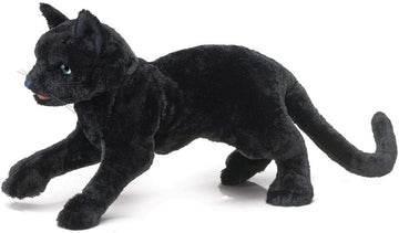 Folkmanis Black Cat Hand Puppet, 1 Ea