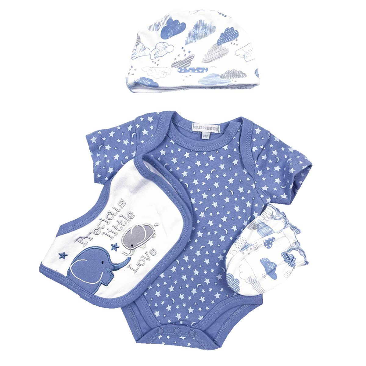 Reborn Dolls Baby Boy Clothes 5 Pcs Set Elephant Clothing For 20-22 Inch Reborn Newborn Baby Doll Clothes…