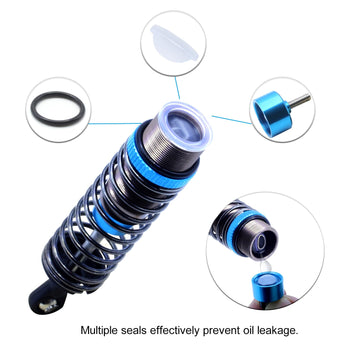 HOBOHY CW01 Oil Shocks Absorber Damper Kit for Tamiya RC Car CW-01 Lunch Box Midnight Pumpkin Chassis Upgrade Parts