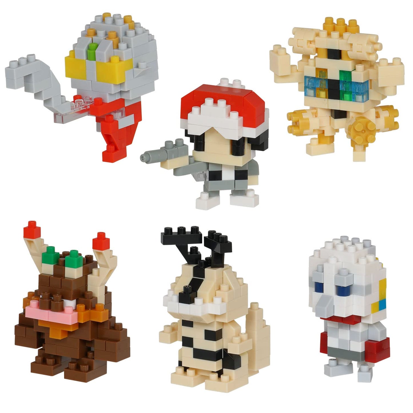 nanoblock - Ultraman - Ultraman Vol. 3 (Blind Box Complete Set), mininano Series Building Kit