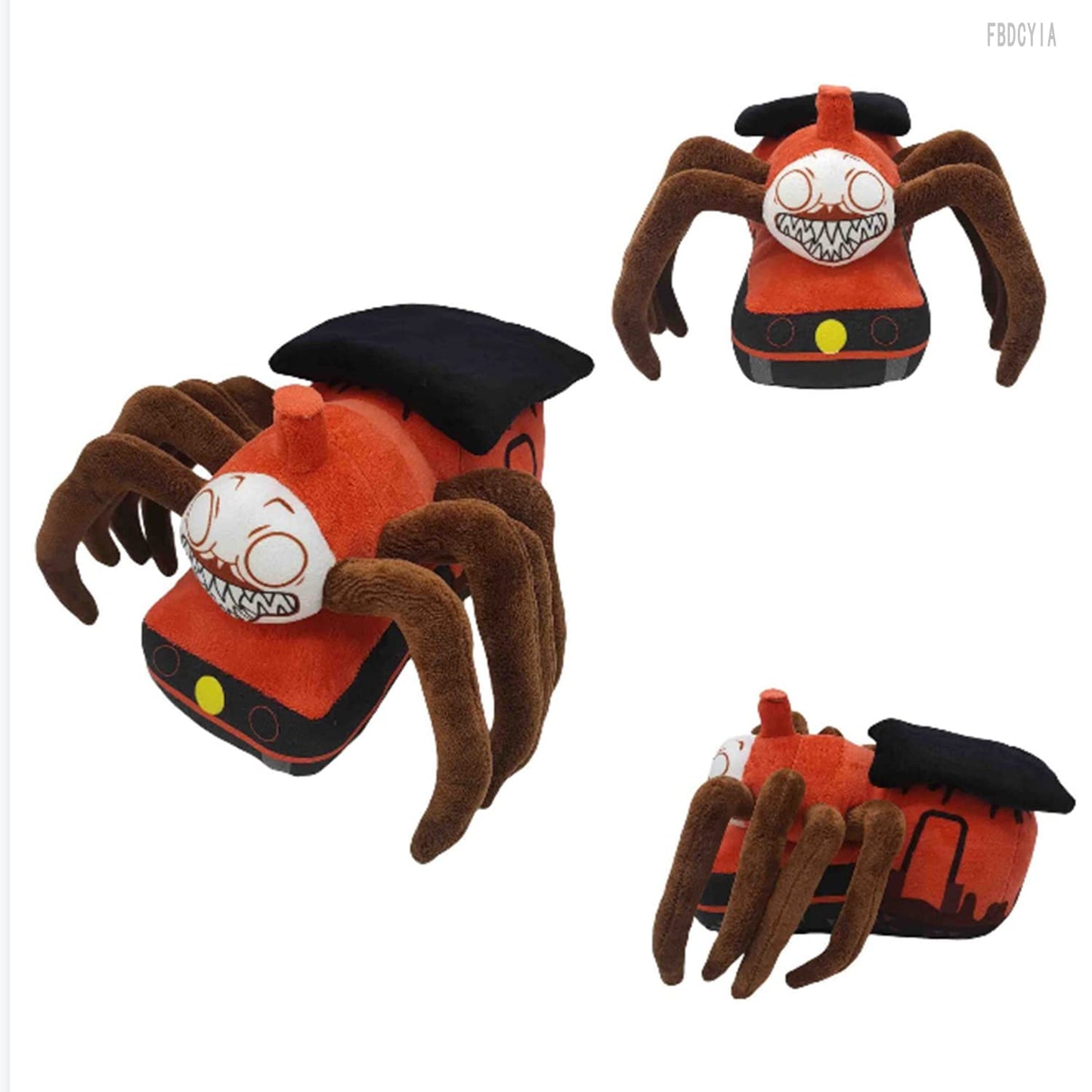 FBDCYIA Choo Choo Charles Plush Toy, 8.7 Inch Red Spider Train Doll, Soft PP Cotton Stuffed Animal Gift for Kids