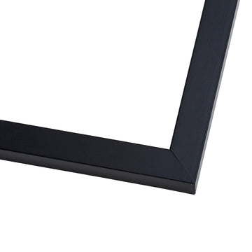 26.5X38.5 Frame Puzzle Kit With Glue Sheets | Black Mid Century Picture Frame | Real Wood With Uv Resistant Acrylic Front | Made