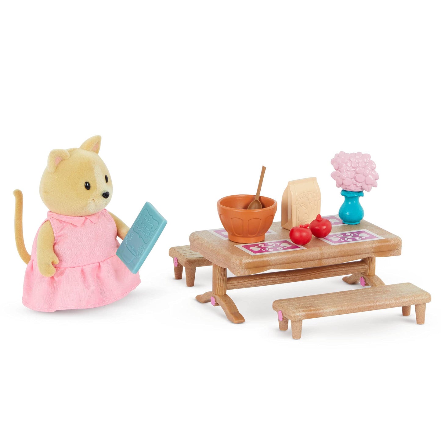 Lil Woodzeez - Sunshine Tiki Hut Beach Party Playset with 2 Posable Doll Figures, Storybook, & Miniature Beach Toys - Stackable
