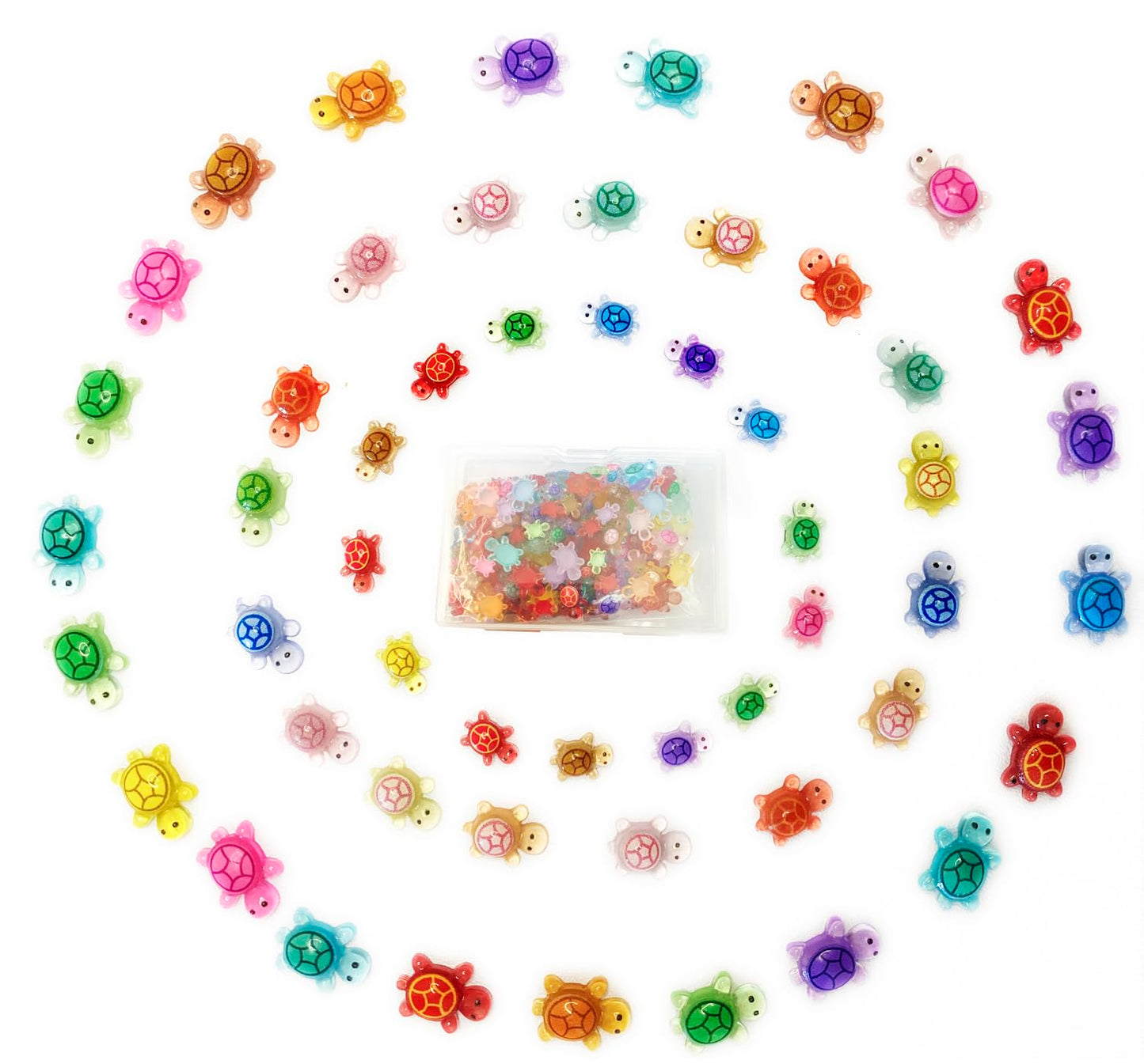 100Pcs Mini Lollipop Decor For Dollhouse Resin Tiny For Lollipop Crafts Fairy Garden Dollhouse Micro Landscaping Decoration