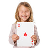 Tooptate Giant Playing Cards 8X11 Inches Jumbo Playing Cards - 10 Times Jumbo Size Cards For Casino Card Game And Casino Theme P